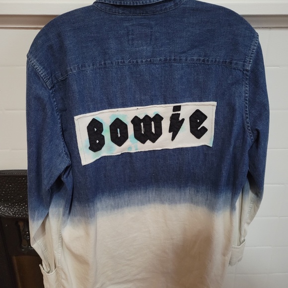 Custom ‘Bowie’ Ombré Button Down - American Eagle - Picture 1 of 2